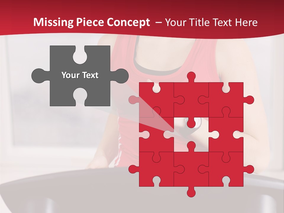 Athlete Female Fit PowerPoint Template