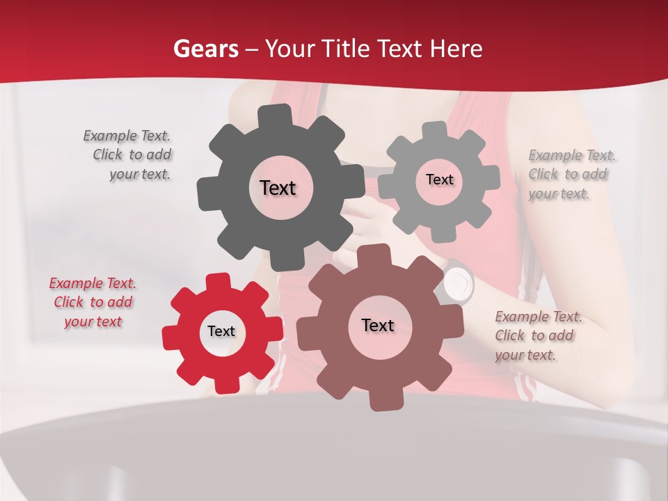 Athlete Female Fit PowerPoint Template