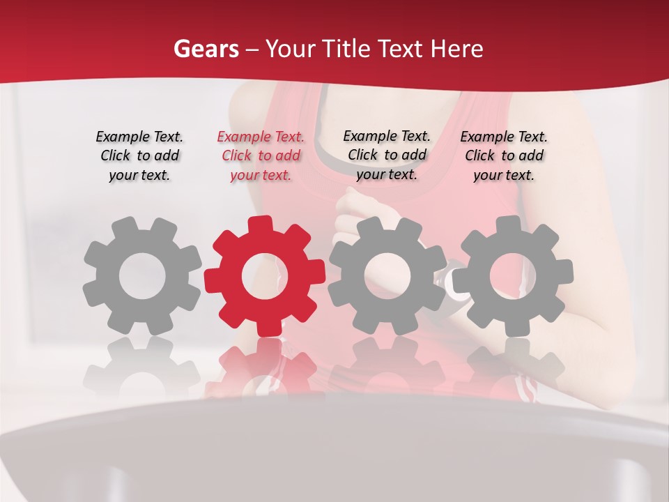 Athlete Female Fit PowerPoint Template