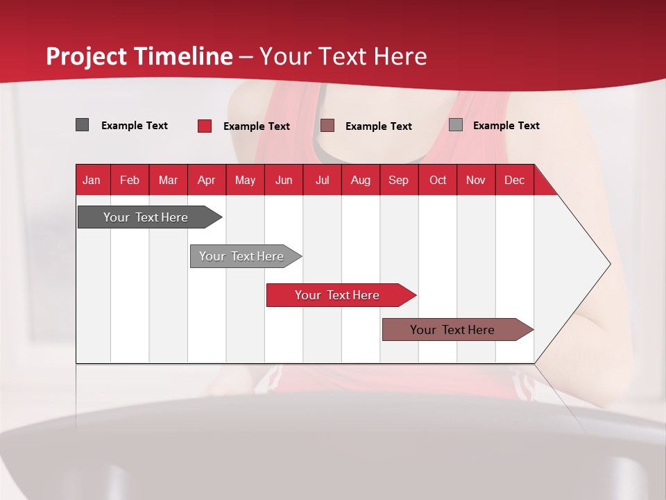 Athlete Female Fit PowerPoint Template
