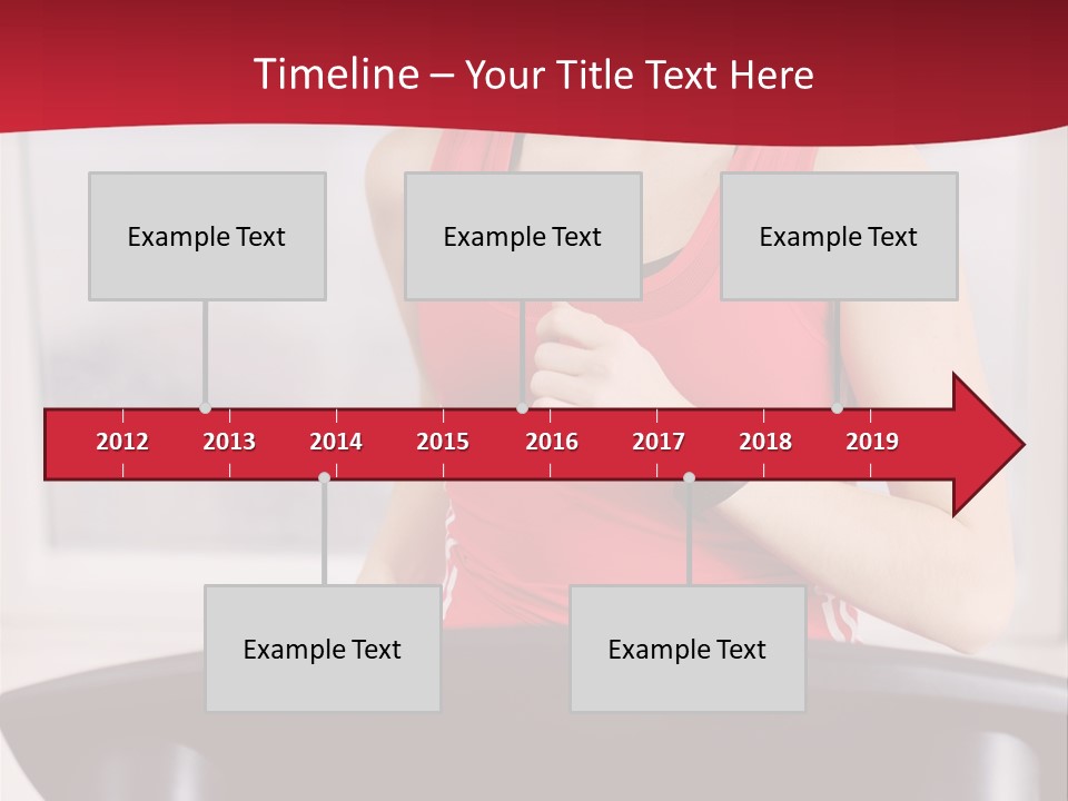 Athlete Female Fit PowerPoint Template