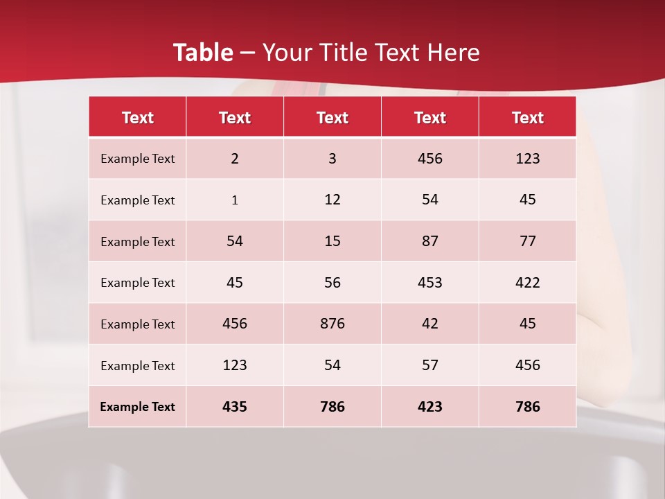 Athlete Female Fit PowerPoint Template