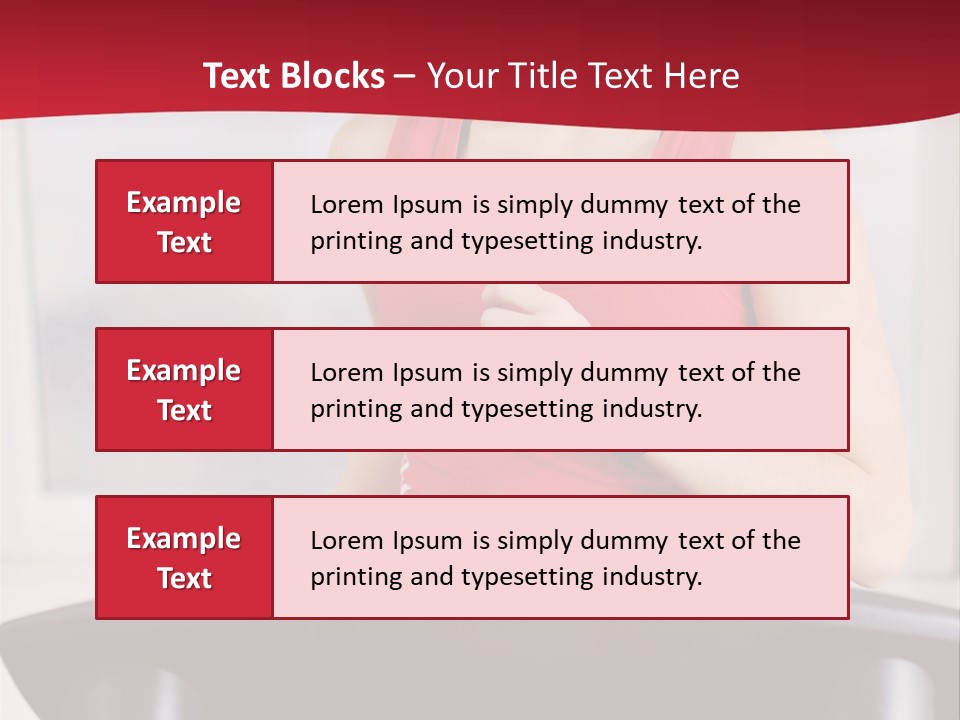 Athlete Female Fit PowerPoint Template