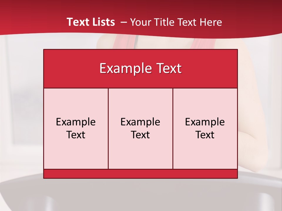 Athlete Female Fit PowerPoint Template
