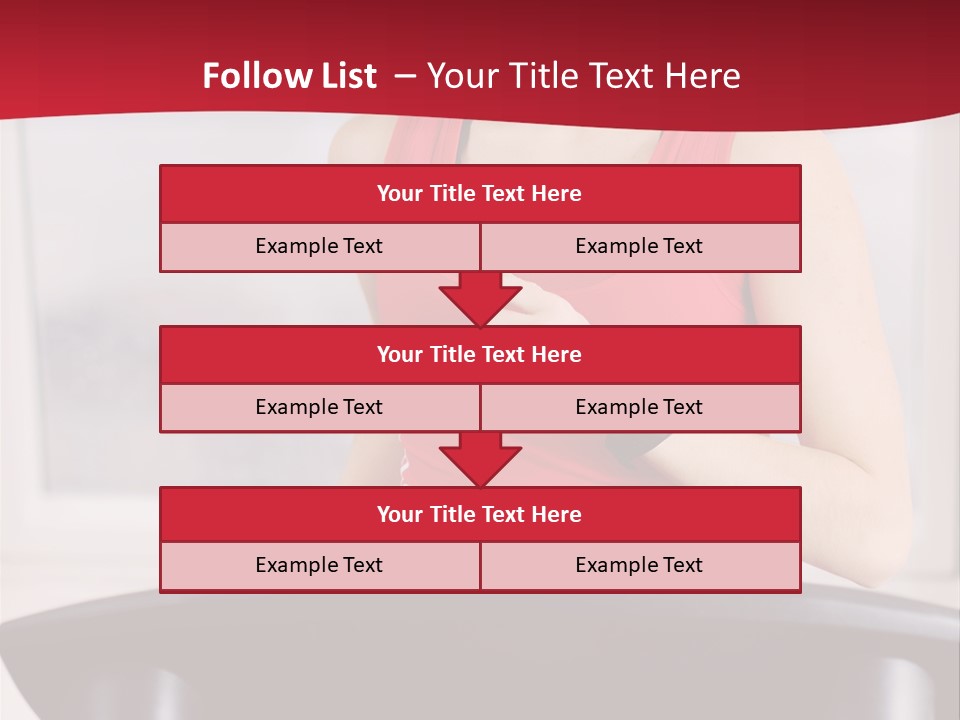 Athlete Female Fit PowerPoint Template