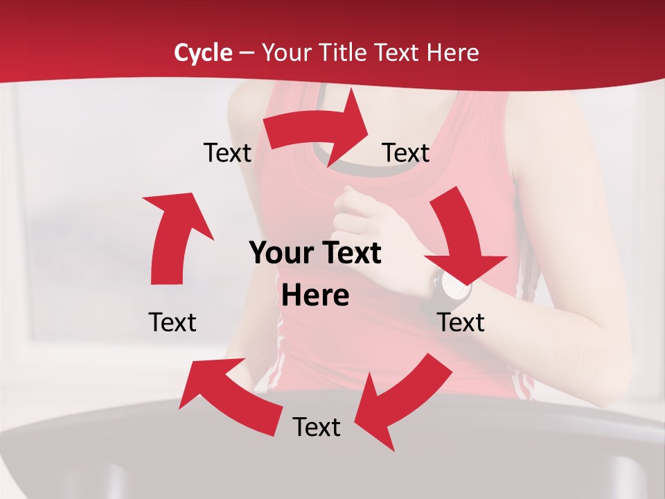 Athlete Female Fit PowerPoint Template