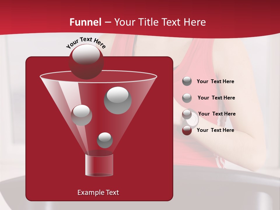 Athlete Female Fit PowerPoint Template