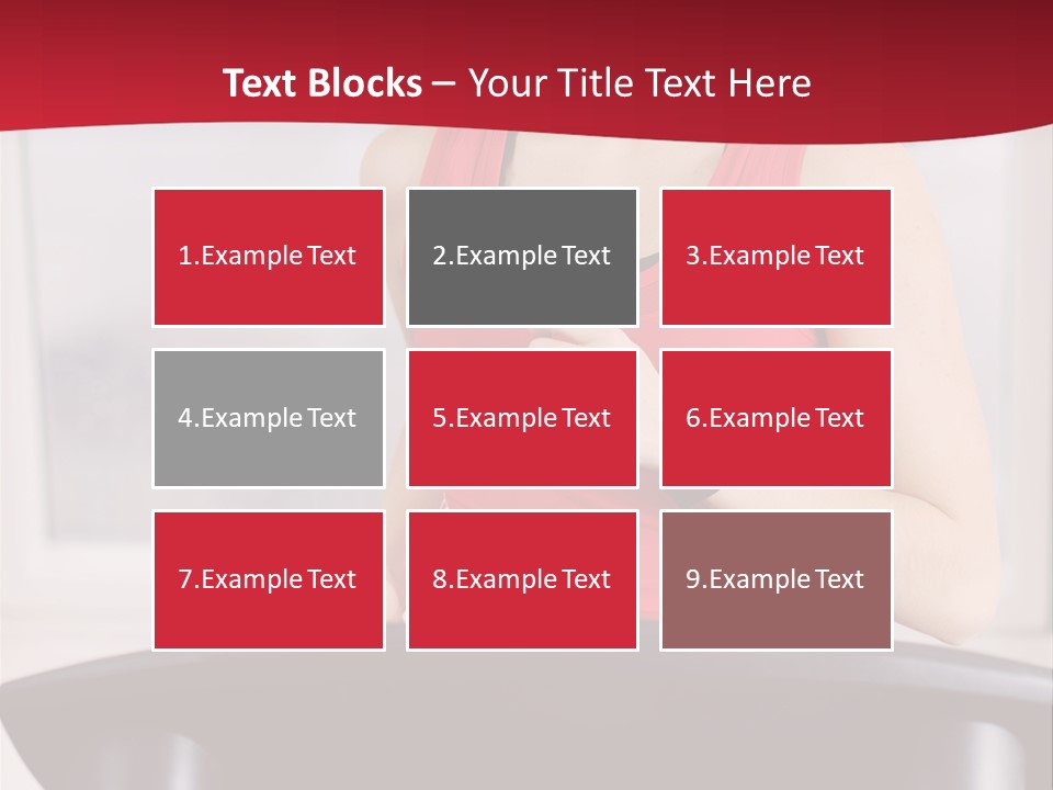 Athlete Female Fit PowerPoint Template