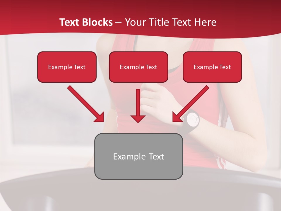 Athlete Female Fit PowerPoint Template