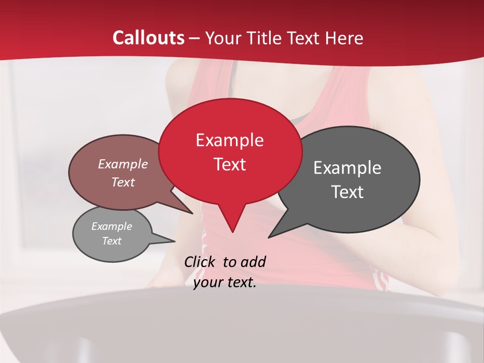 Athlete Female Fit PowerPoint Template