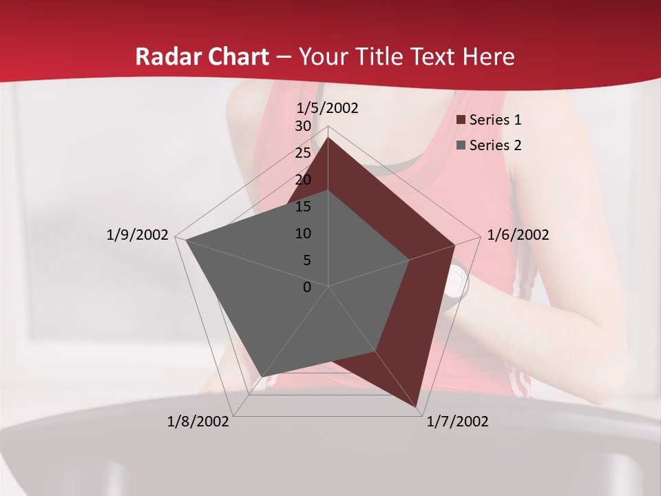 Athlete Female Fit PowerPoint Template