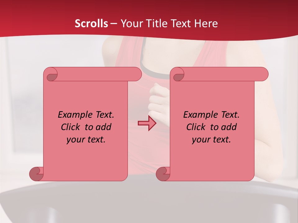 Athlete Female Fit PowerPoint Template