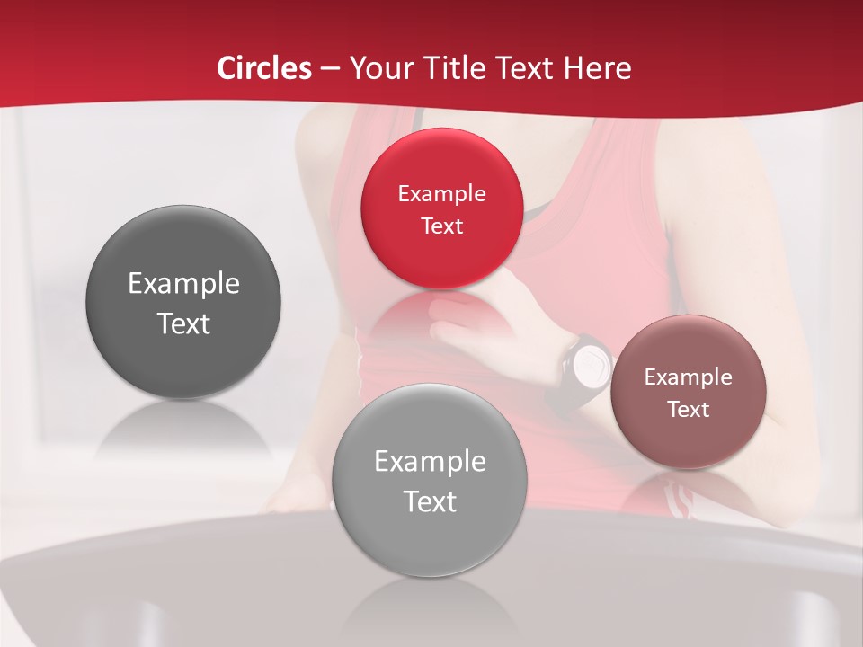 Athlete Female Fit PowerPoint Template