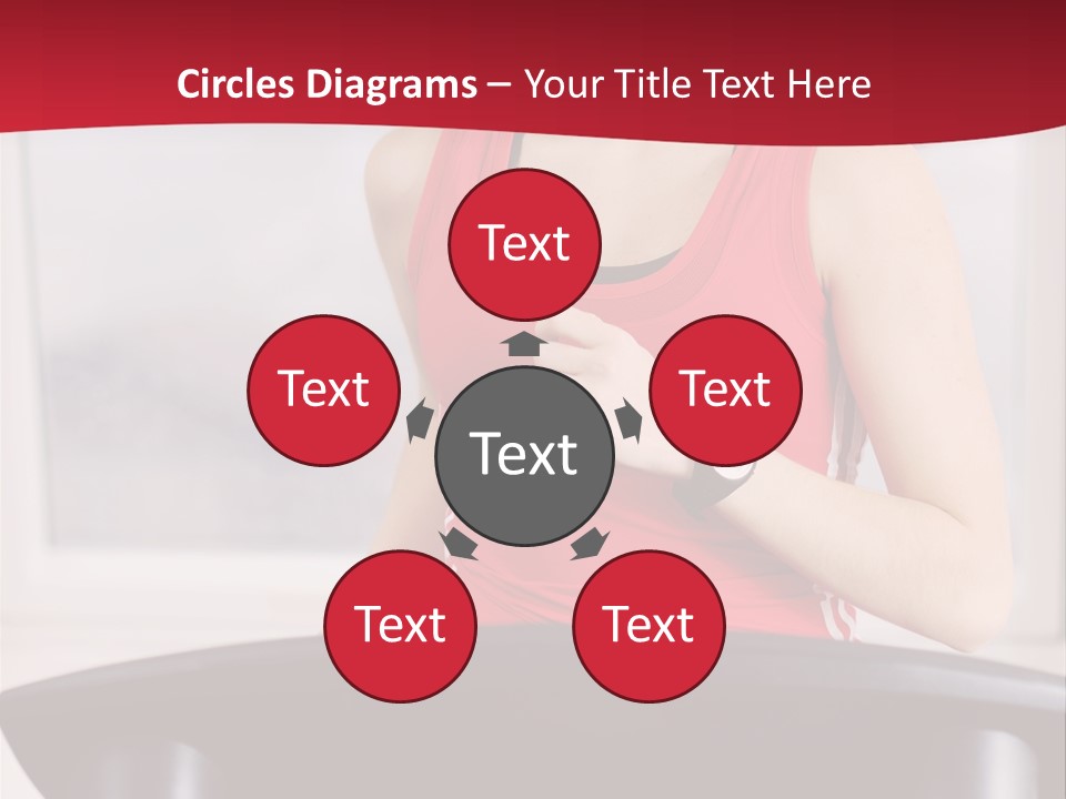 Athlete Female Fit PowerPoint Template