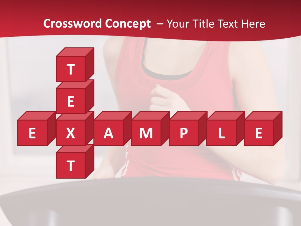 Athlete Female Fit PowerPoint Template