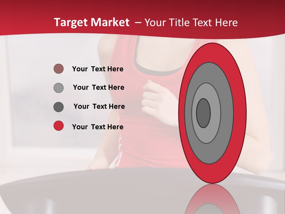 Athlete Female Fit PowerPoint Template