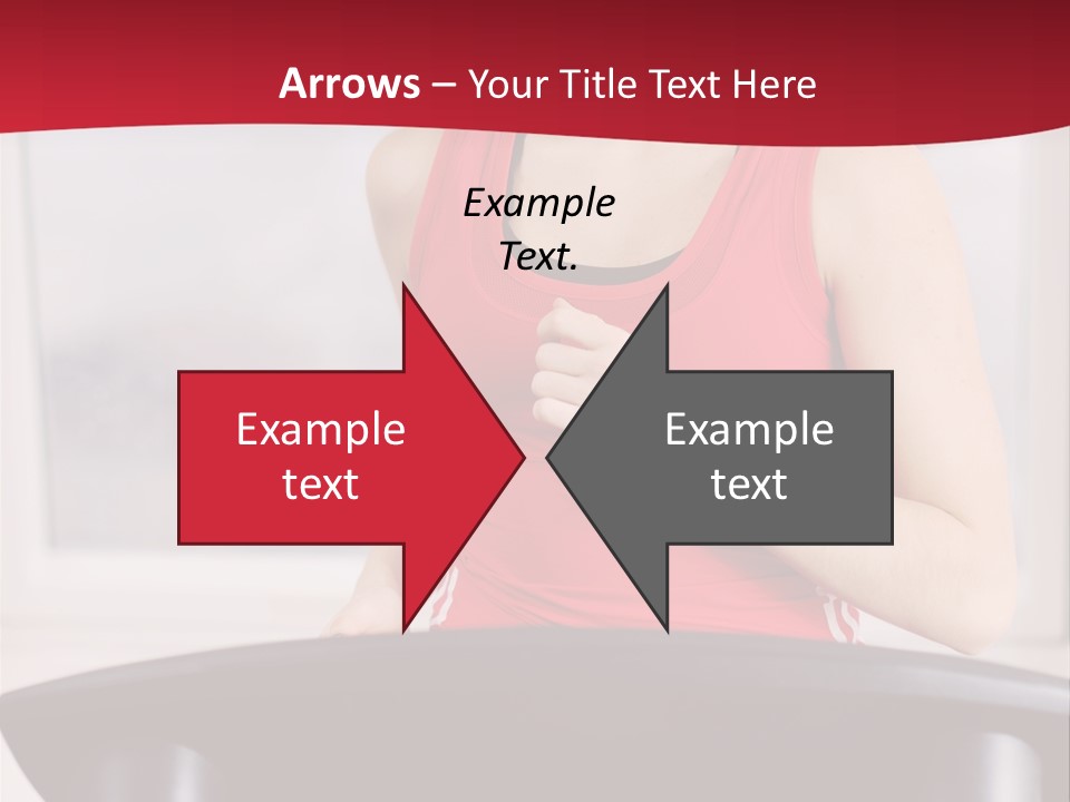 Athlete Female Fit PowerPoint Template