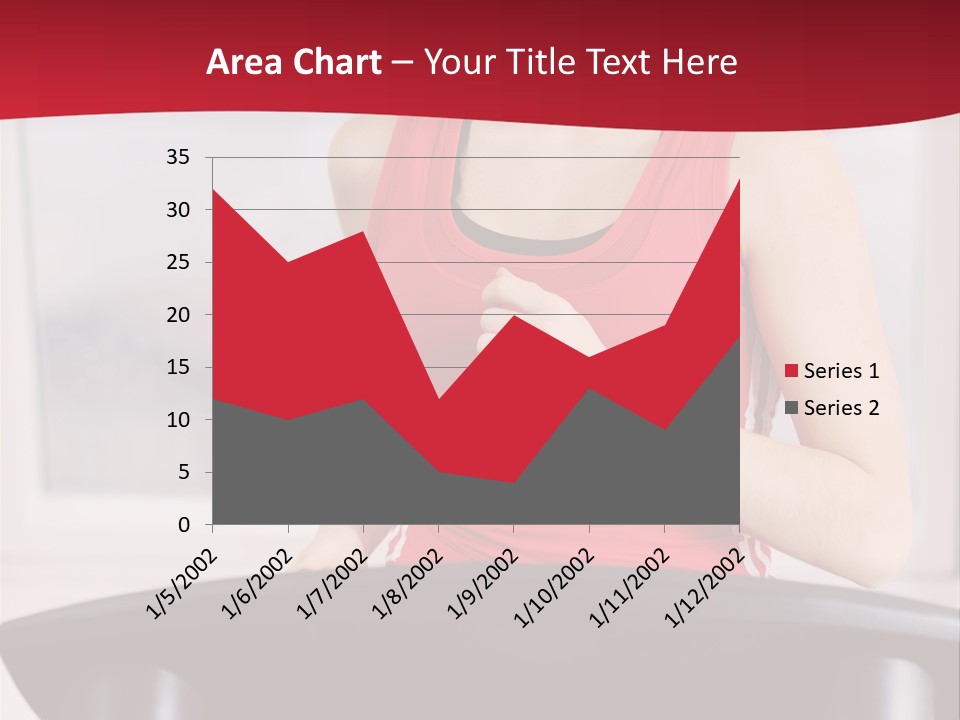 Athlete Female Fit PowerPoint Template