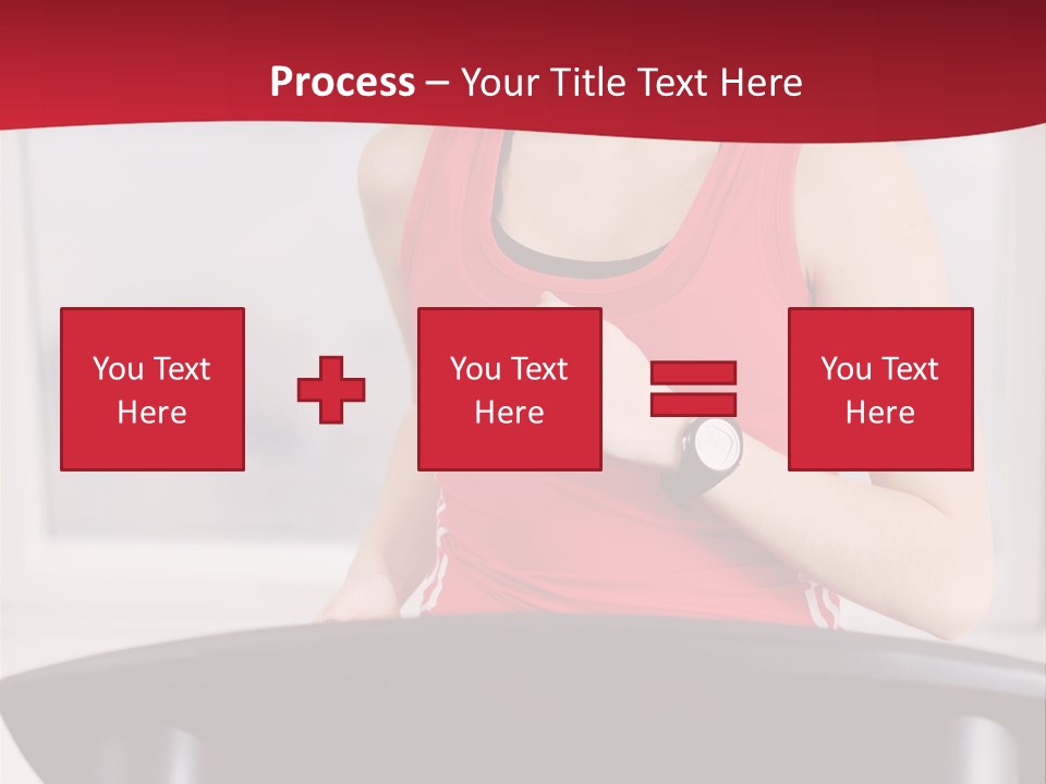 Athlete Female Fit PowerPoint Template