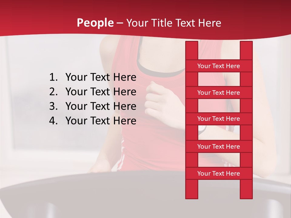 Athlete Female Fit PowerPoint Template