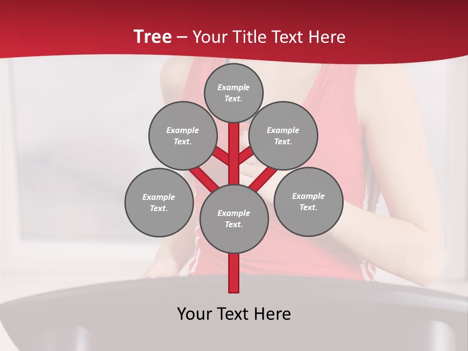 Athlete Female Fit PowerPoint Template