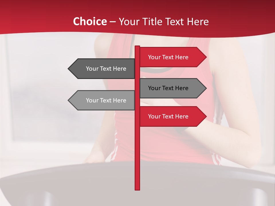 Athlete Female Fit PowerPoint Template