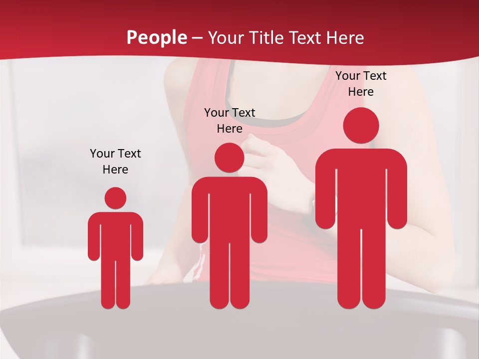 Athlete Female Fit PowerPoint Template