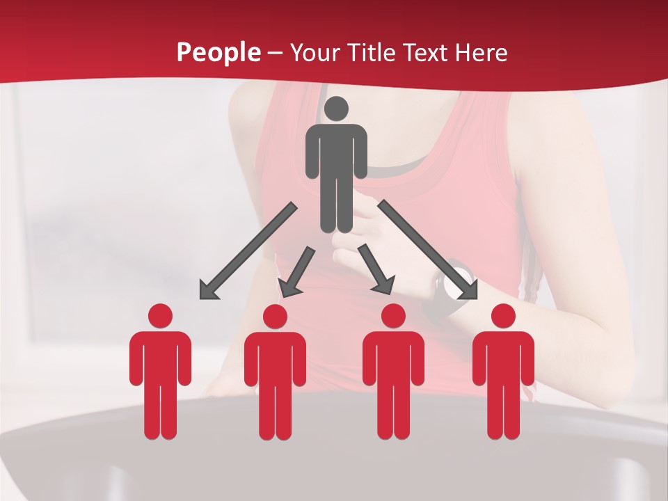 Athlete Female Fit PowerPoint Template