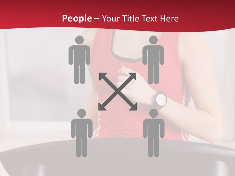 Athlete Female Fit PowerPoint Template