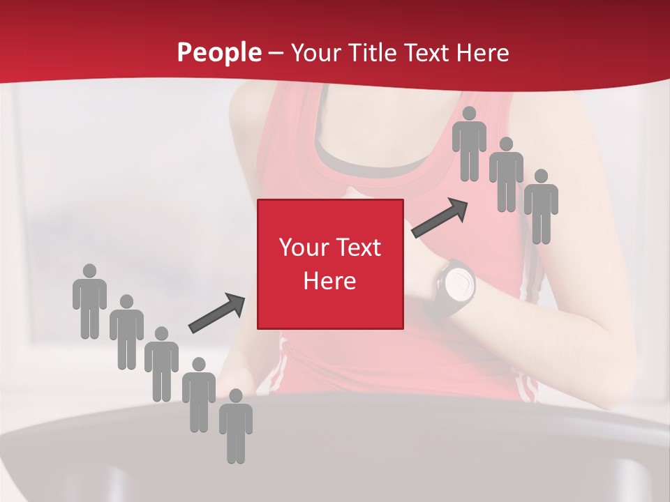 Athlete Female Fit PowerPoint Template