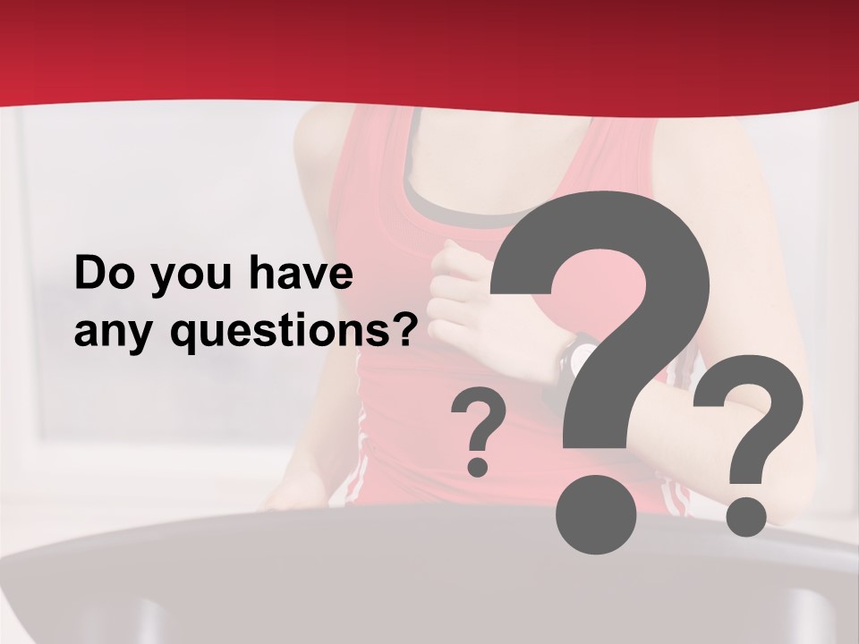 Athlete Female Fit PowerPoint Template