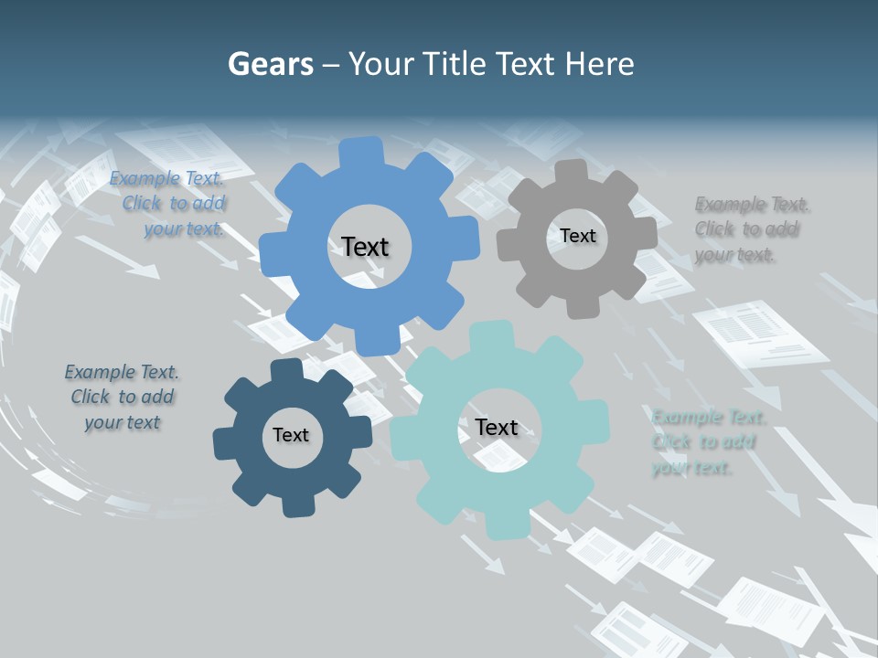 Movement Background Illustration PowerPoint Template