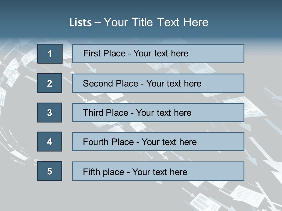Movement Background Illustration PowerPoint Template