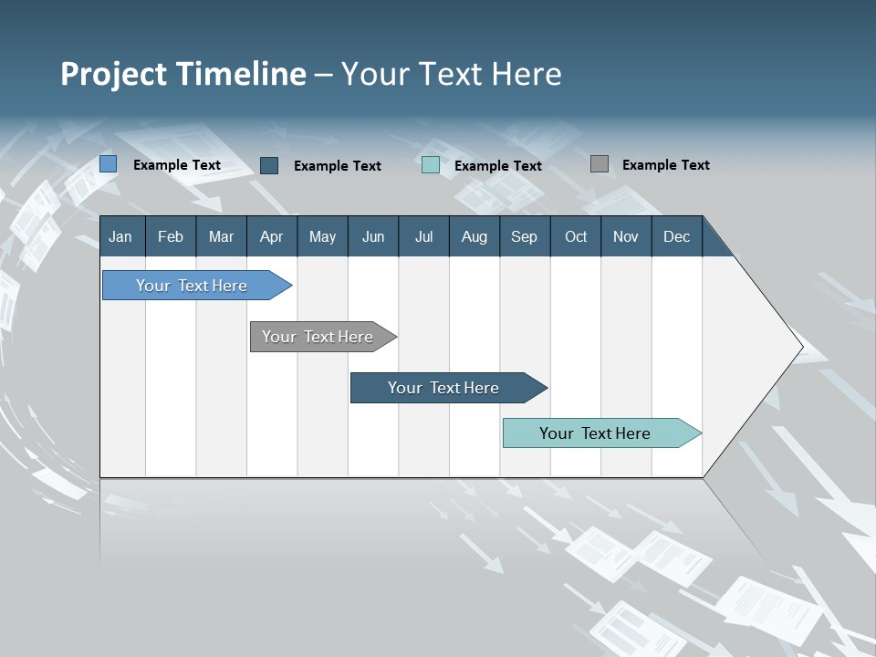 Movement Background Illustration PowerPoint Template
