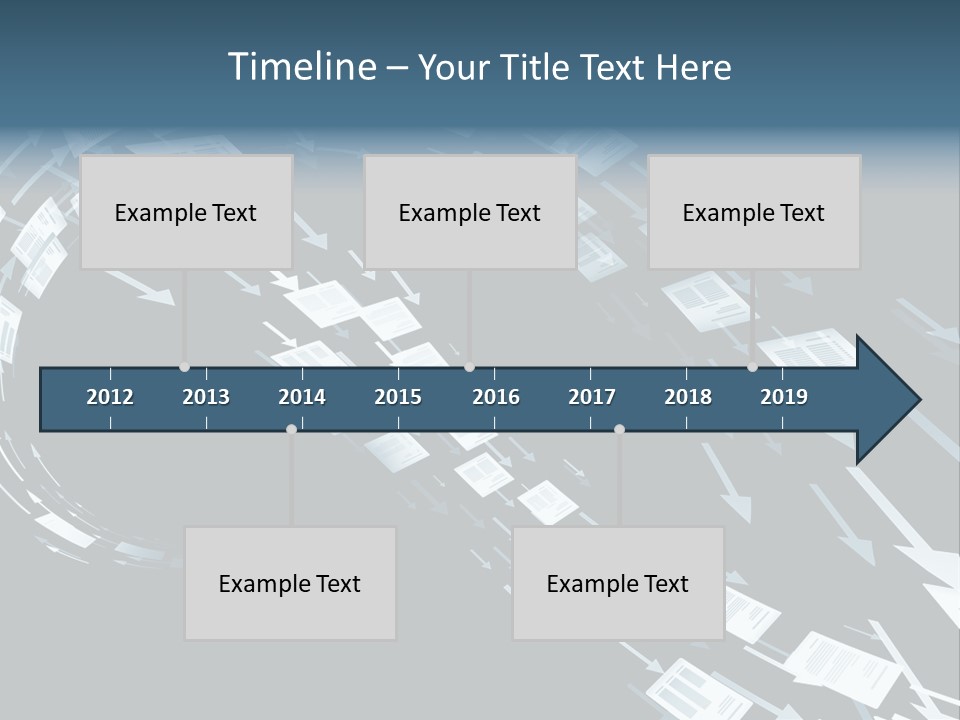 Movement Background Illustration PowerPoint Template