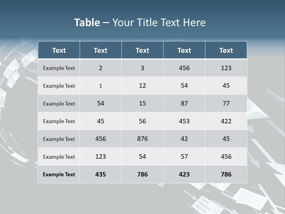 Movement Background Illustration PowerPoint Template
