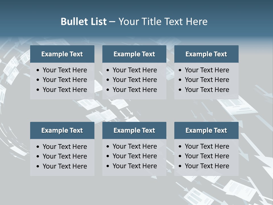 Movement Background Illustration PowerPoint Template