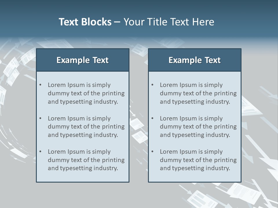 Movement Background Illustration PowerPoint Template