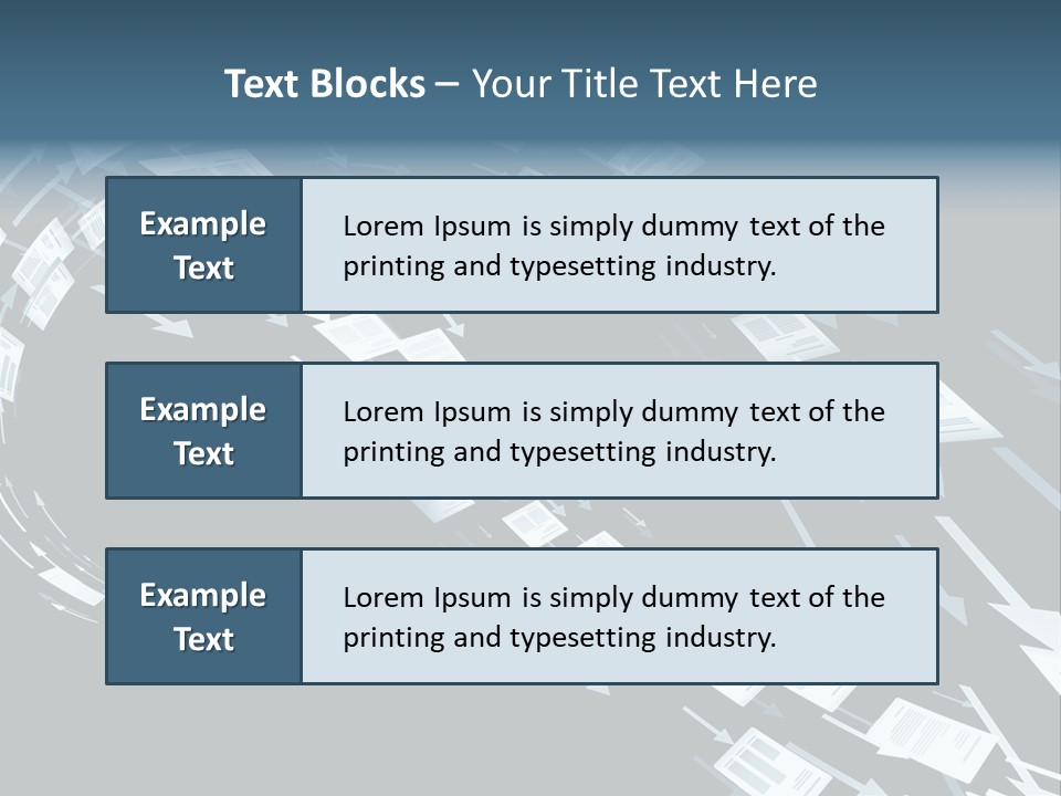 Movement Background Illustration PowerPoint Template