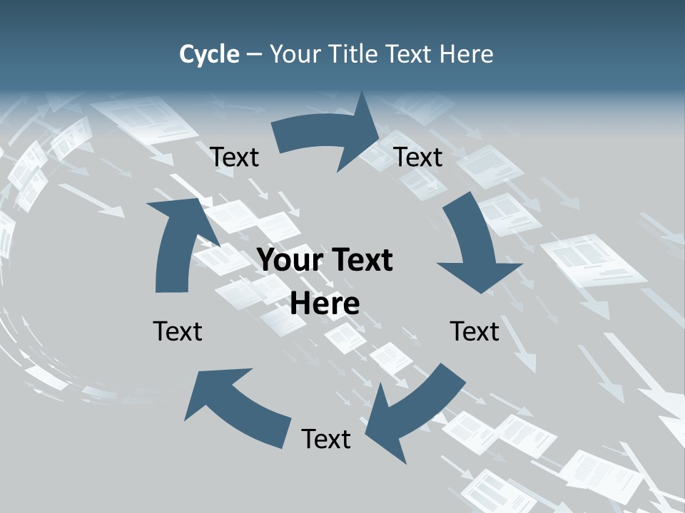 Movement Background Illustration PowerPoint Template