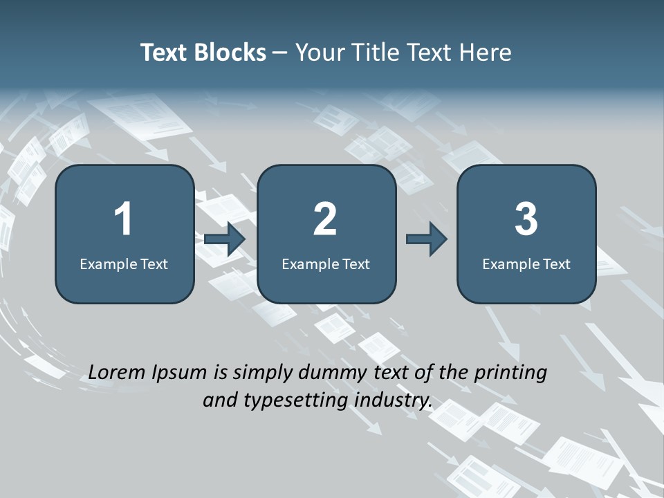 Movement Background Illustration PowerPoint Template