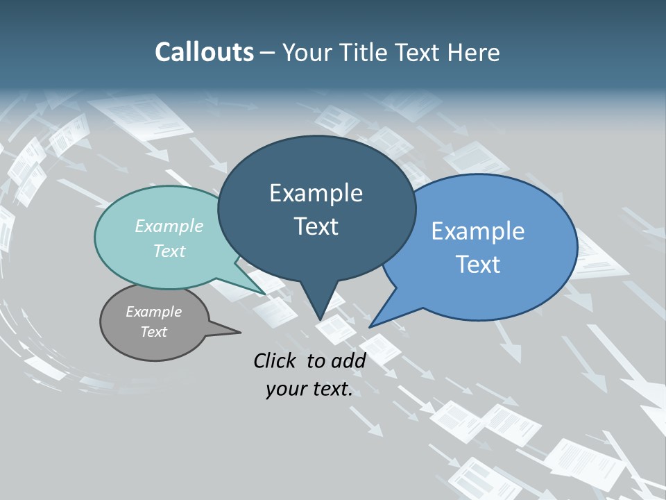 Movement Background Illustration PowerPoint Template