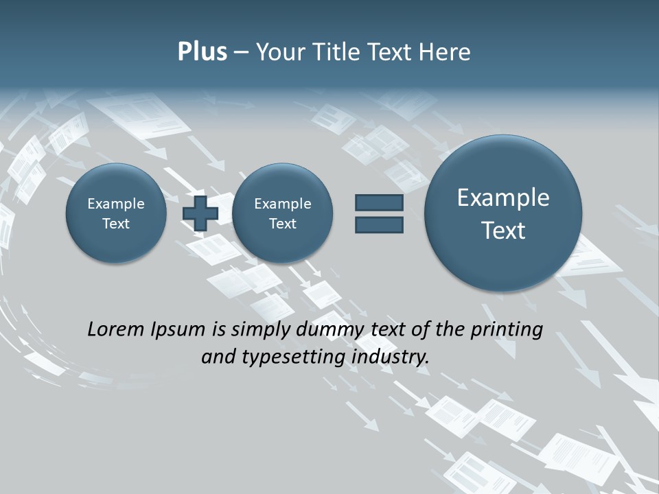 Movement Background Illustration PowerPoint Template