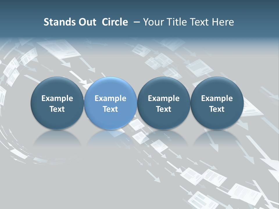 Movement Background Illustration PowerPoint Template