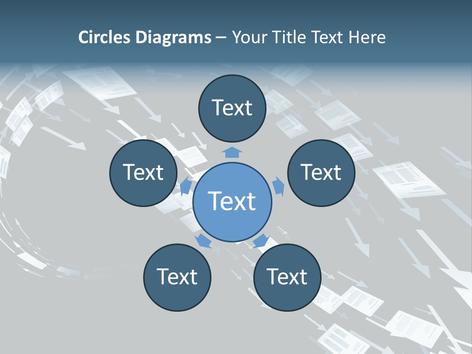 Movement Background Illustration PowerPoint Template