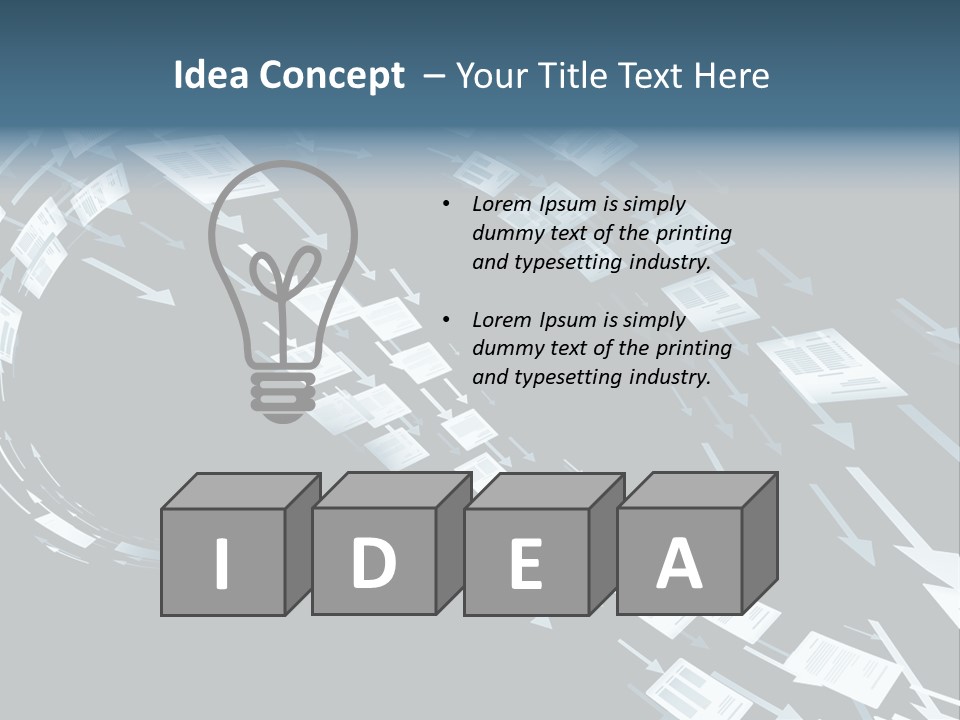 Movement Background Illustration PowerPoint Template