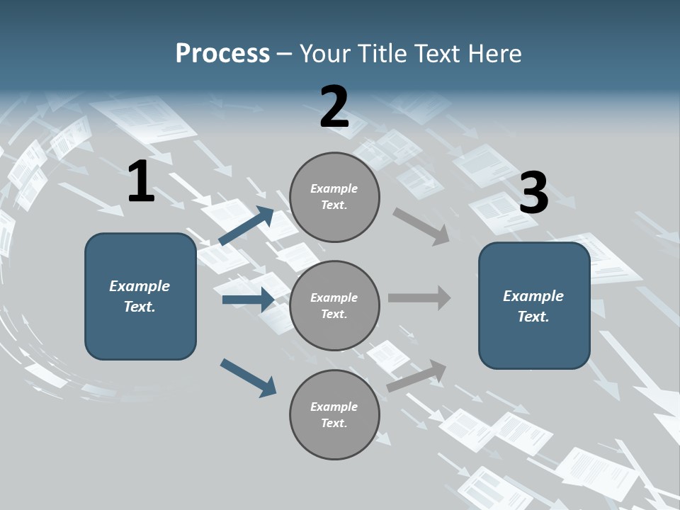 Movement Background Illustration PowerPoint Template