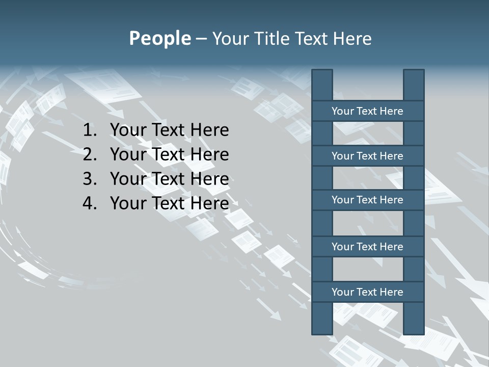 Movement Background Illustration PowerPoint Template