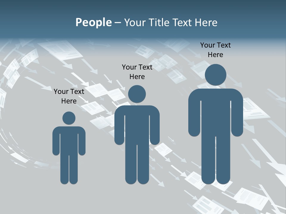 Movement Background Illustration PowerPoint Template