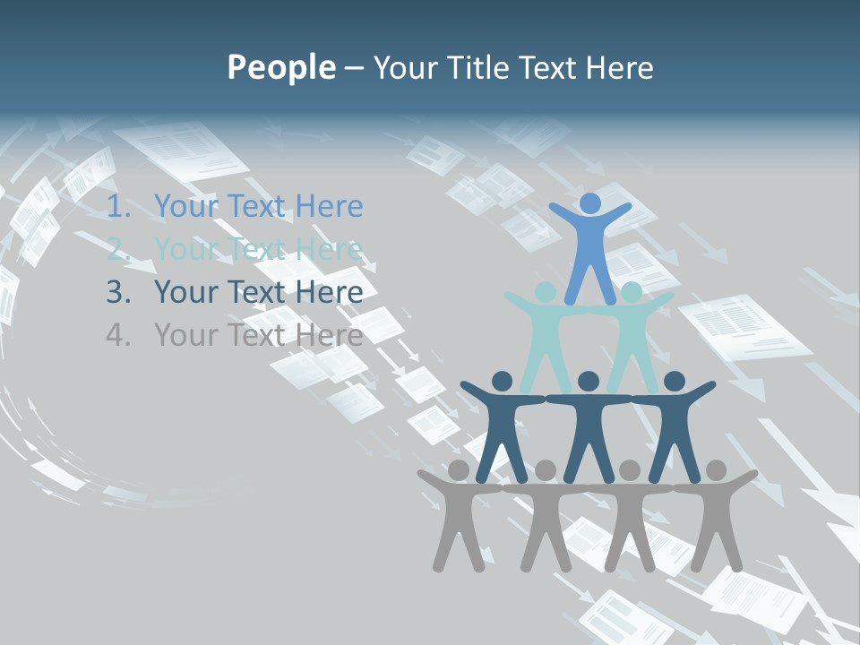 Movement Background Illustration PowerPoint Template